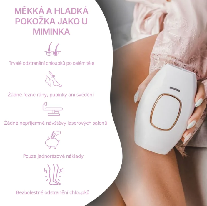 EPILORA: IPL Laserový Odstraňovač Chloupků