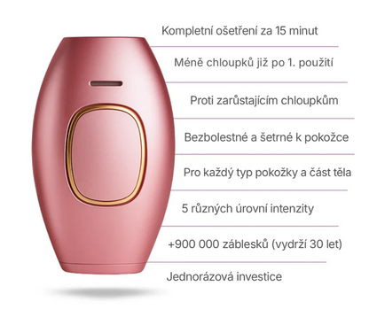 EPILORA: IPL Laserový Odstraňovač Chloupků